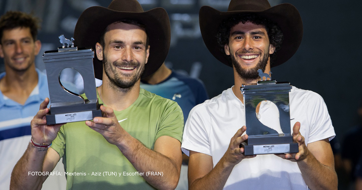 El tunecino Aziz y el francés Escoffier levantan el título de dobles en el León Open