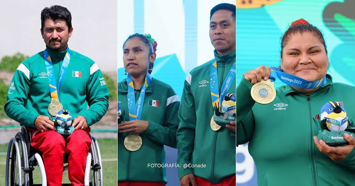 Brillante desempeño de México en los juegos Parapanamericanos: Ascenso al cuarto lugar del medallero.